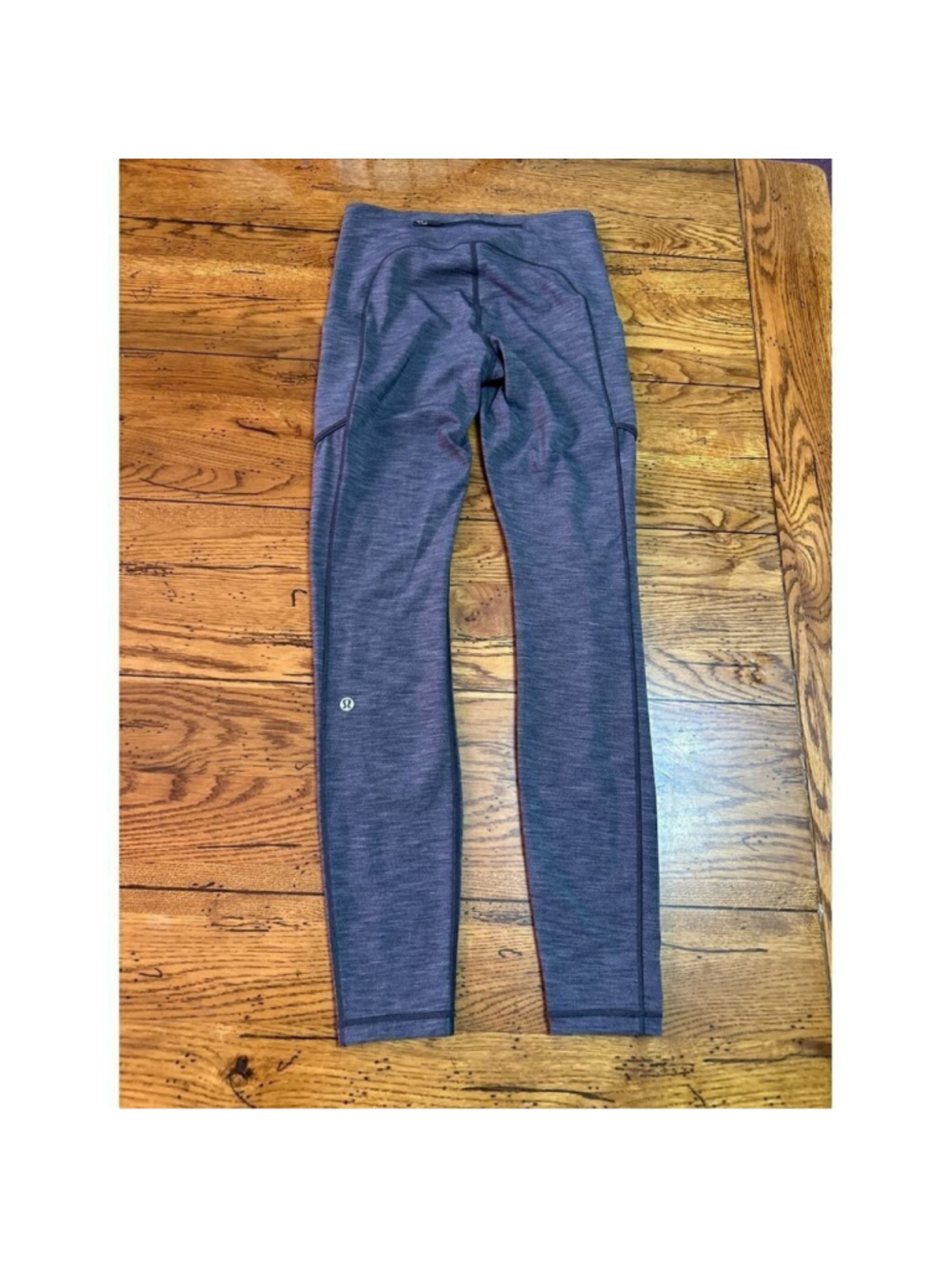 Lululemon Speed Up Mid-Rise Athletic Compression Running Leggings 4 Gray LL115